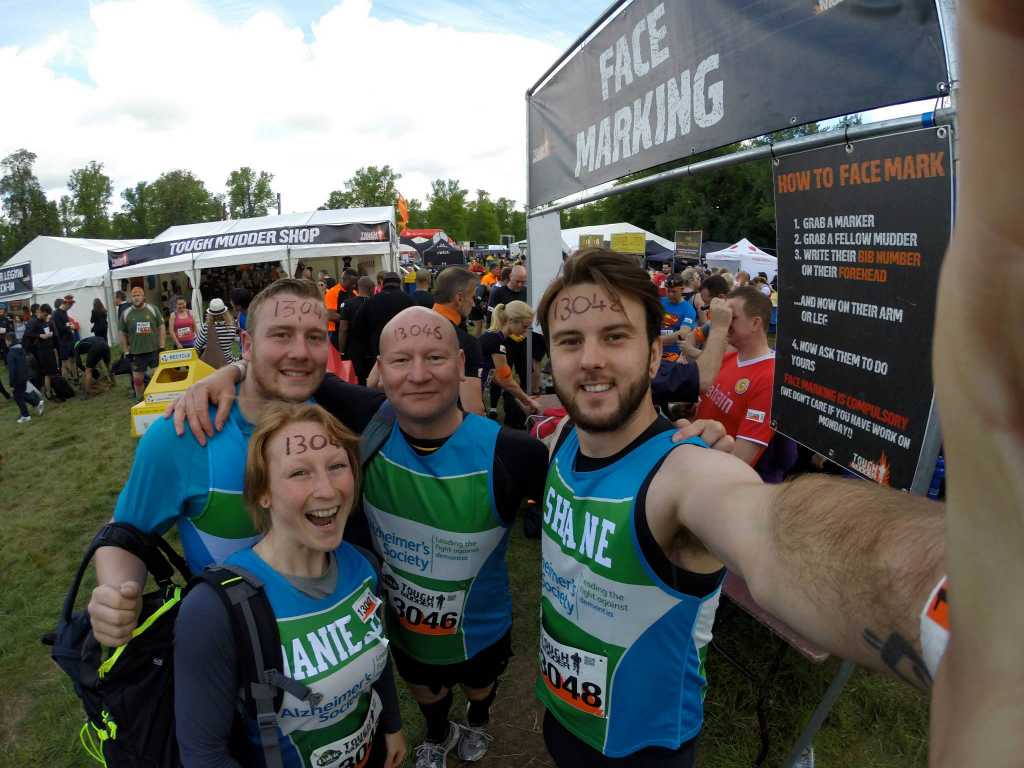 Looking very clean before the muddy onslaught - that didn't last long!