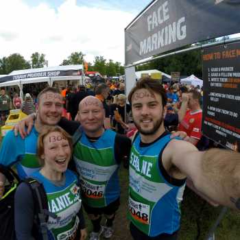 Looking very clean before the muddy onslaught - that didn't last long!