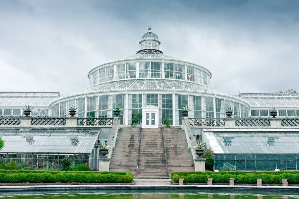 The Palm House at the University of Copenhagen Botanical Garden
