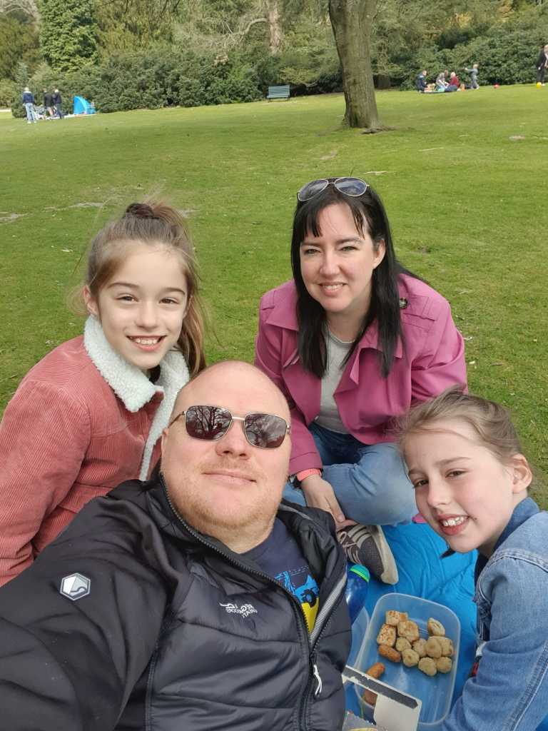 Matt Halliwell and family